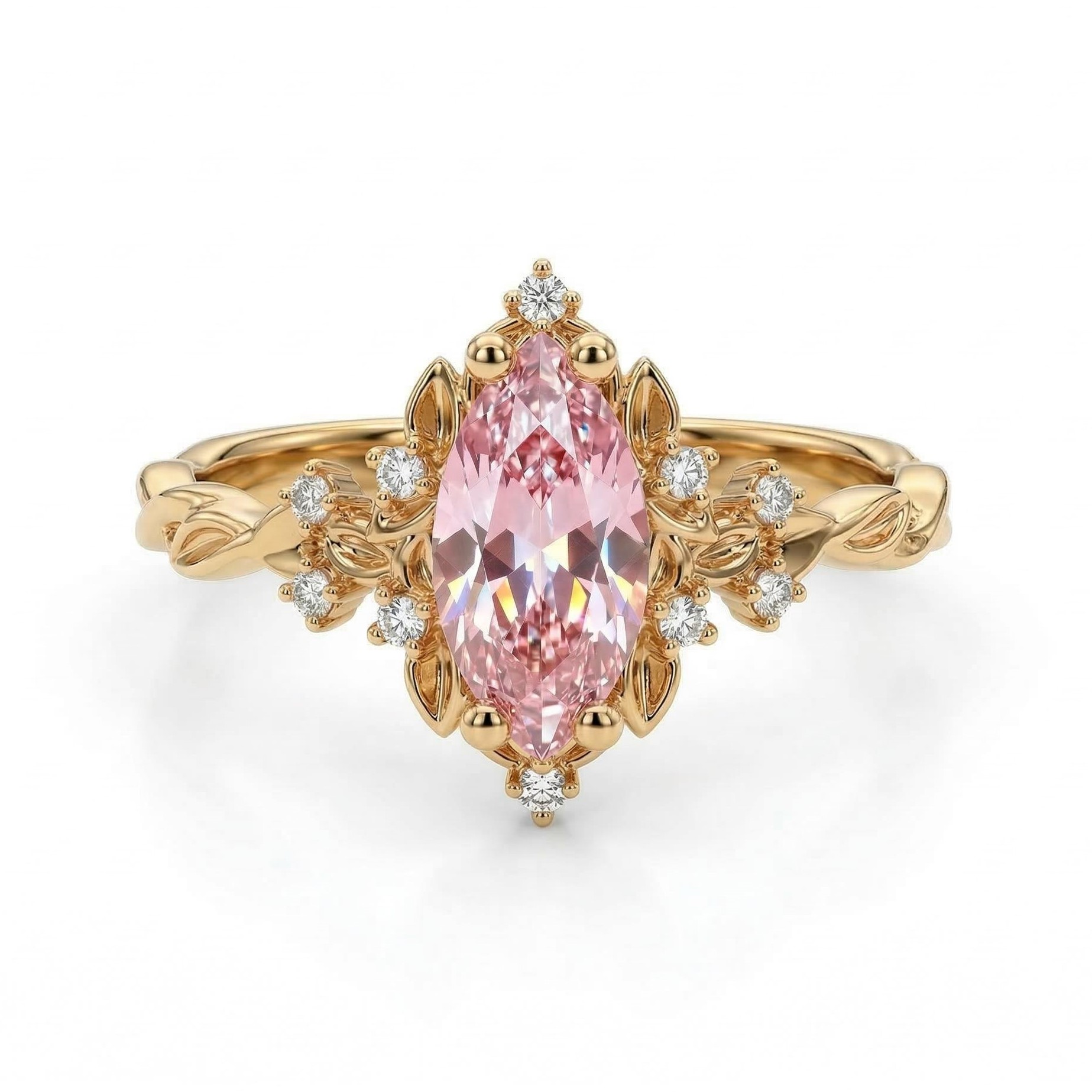 2.15CT Marquise Cut Diamond Vintage Engagement Ring 2.15CT Marquise Cut Diamond Vintage Engagement Ring