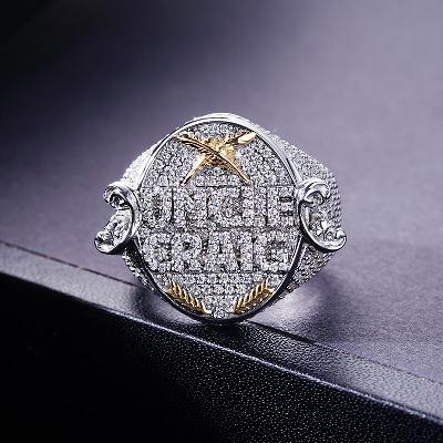 Custom S925 & VVS1 Moissanite Letter Ring Deposit