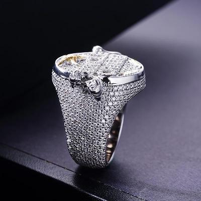 Custom S925 & VVS1 Moissanite Letter Ring Deposit