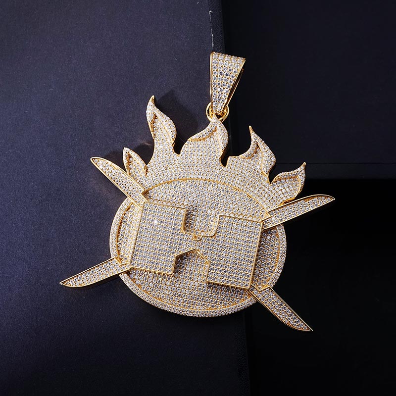 Custom S925 & VVS1 Moissanite Unique pendant Deposit