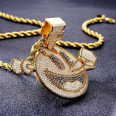 Custom S925 Iced Unique Cartoon Pendant Deposit