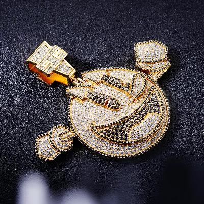 Custom S925 Iced Unique Cartoon Pendant Deposit