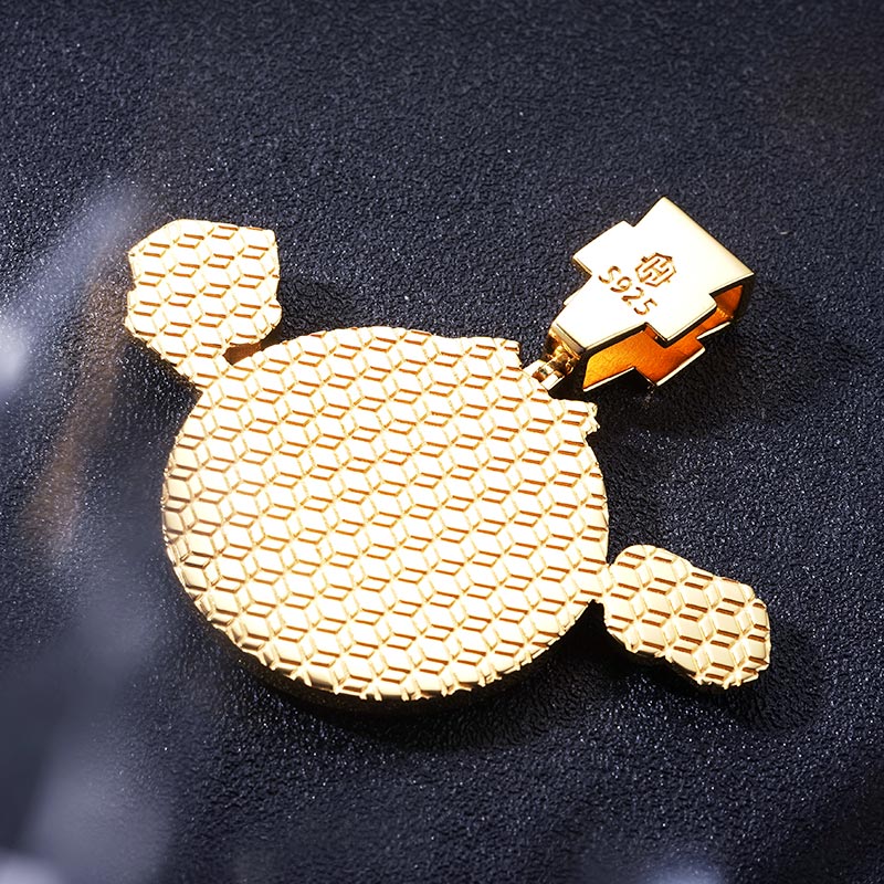 Custom S925 Iced Unique Cartoon Pendant Deposit
