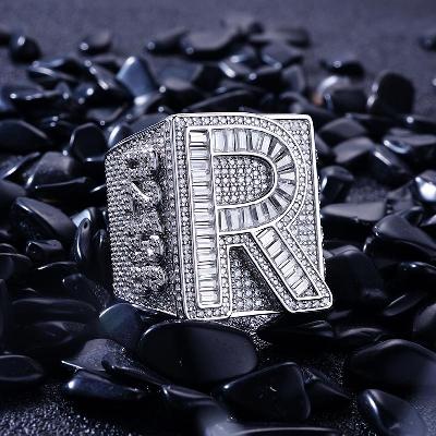 Custom S925 & VVS1 Buggette Moissanite Letter Ring Deposit