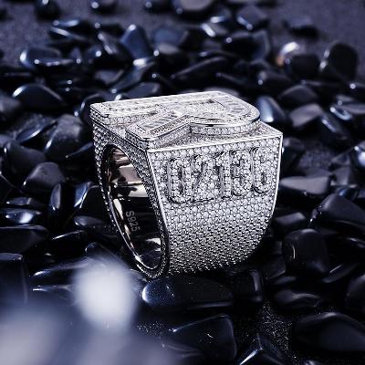 Custom S925 & VVS1 Buggette Moissanite Letter Ring Deposit