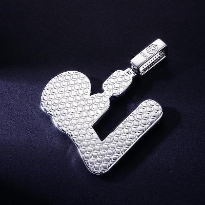 Custom S925 & VVS1 Moissanite Letter & Picture Personalized Pendant Deposit