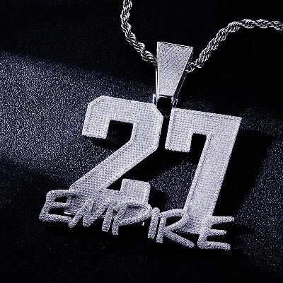 Custom S925 & VVS1 Moissanite Unique Number & Letter Pendant Deposit