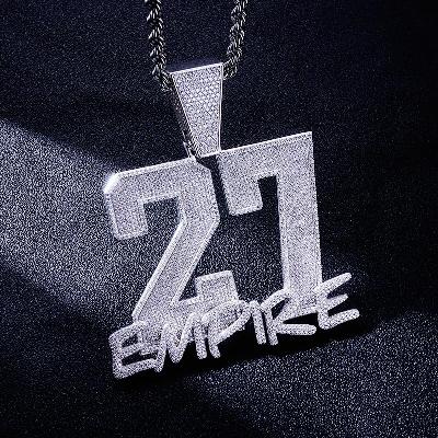 Custom S925 & VVS1 Moissanite Unique Number & Letter Pendant Deposit