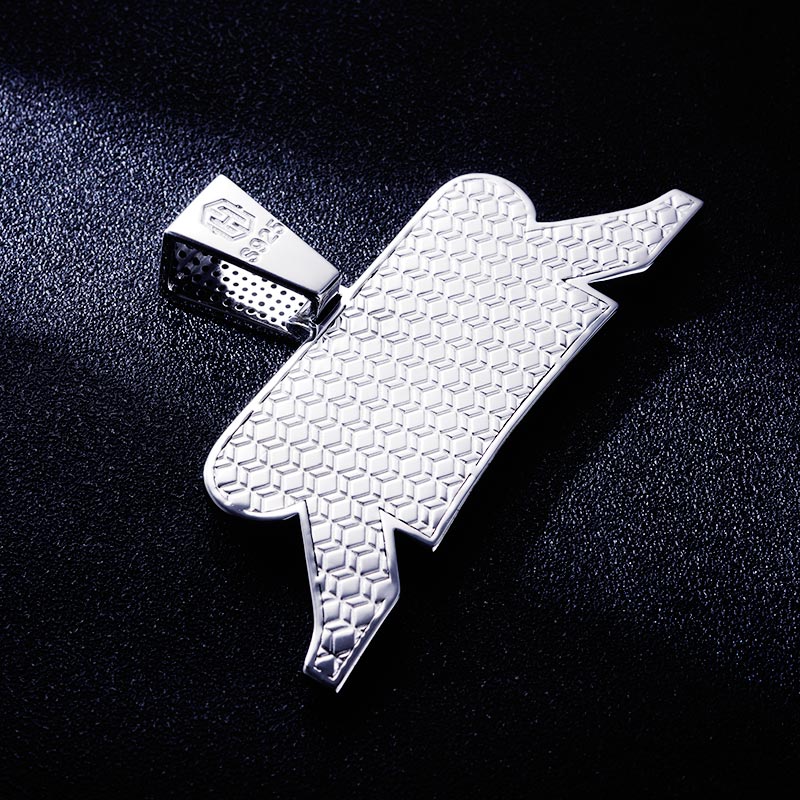 Custom S925 Iced Unique Letter Pendant Deposit