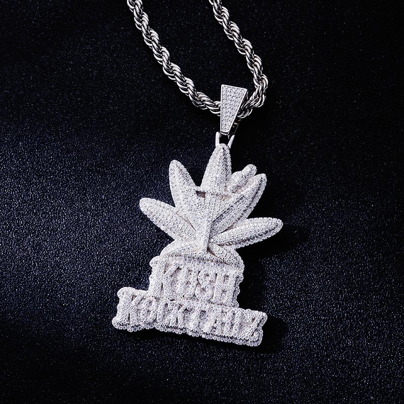 Custom S925 & VVS1 Moissanite Unique Letter Pendant Deposit
