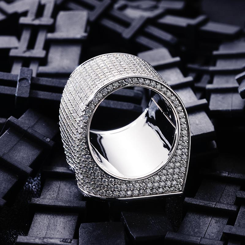Custom S925 & VVS1 Buggette Moissanite Letter Ring Deposit