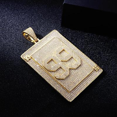Custom S925 Iced Unique Playing Cards & Number Pendant Deposit
