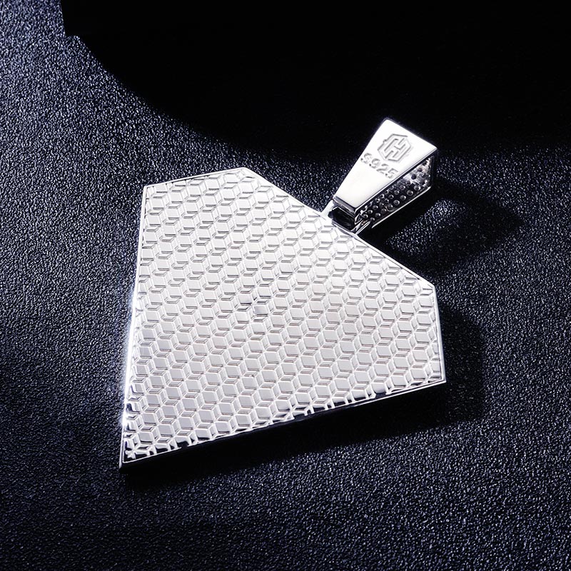 Custom S925 Iced Unique Corlorful Letter Pendant Deposit