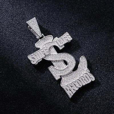 Custom S925 & VVS1 Moissanite Unique Letter Pendant Deposit