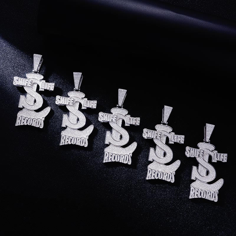 Custom S925 & VVS1 Moissanite Unique Letter Pendant Deposit