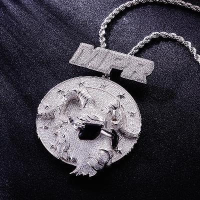 Custom S925 & VVS1 Moissanite Unique Letter & Goat Pendant Deposit