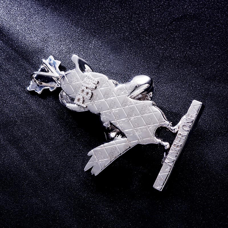 Custom S925 & VVS1 Moissanite Unique Cartoon Pendant Deposit