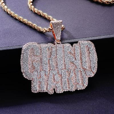 Custom S925 & VVS1 Moissanite Letter Pendant Deposit