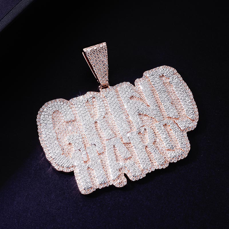Custom S925 & VVS1 Moissanite Letter Pendant Deposit