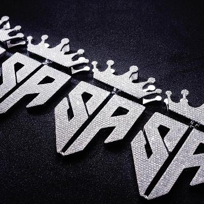 Custom S925 & VVS1 Moissanite Letter & Crown Pendant Deposit
