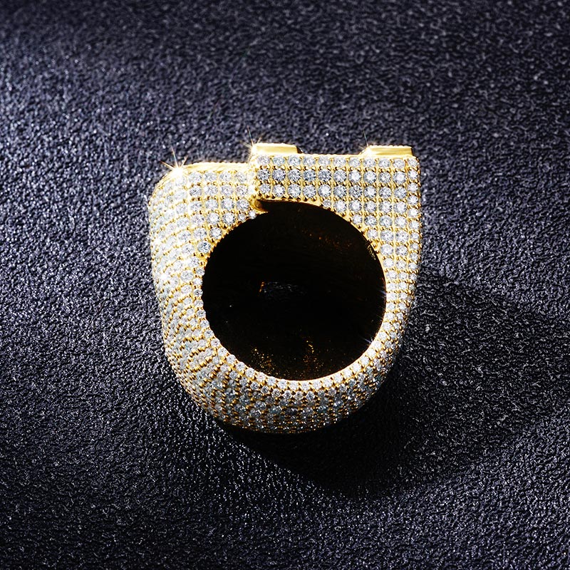 Custom S925 & VVS1 Buggette Moissanite Letter Ring Deposit