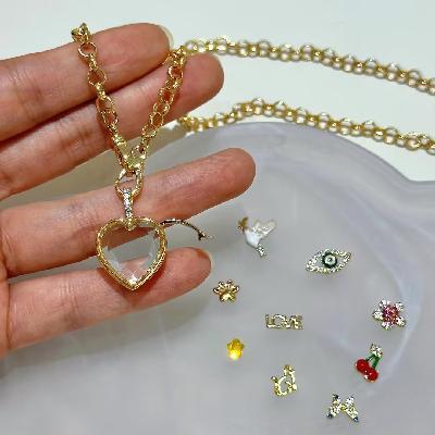 Personalized Heart Locket Pendant