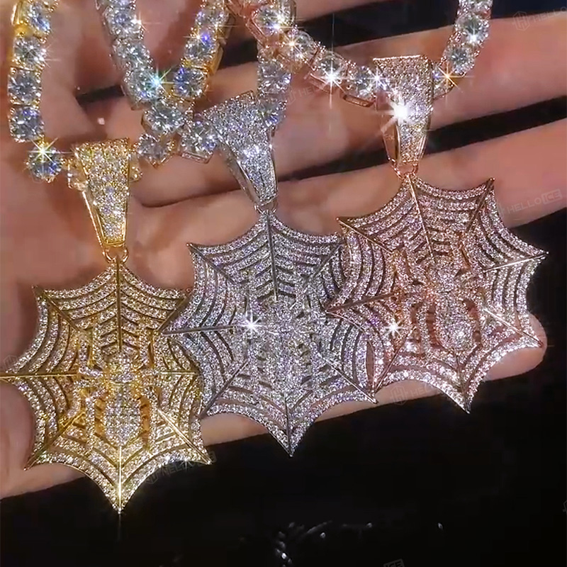 Iced Out Full Diamond Spider Pendant Iced Out Full Diamond Spider Pendant