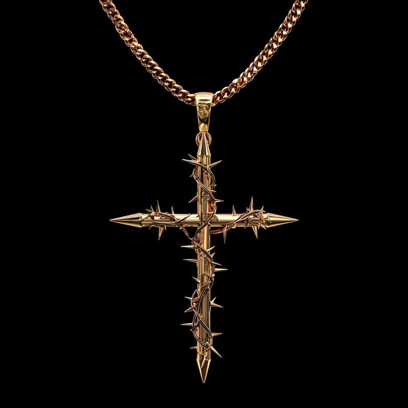 Thorn Cross Pendant