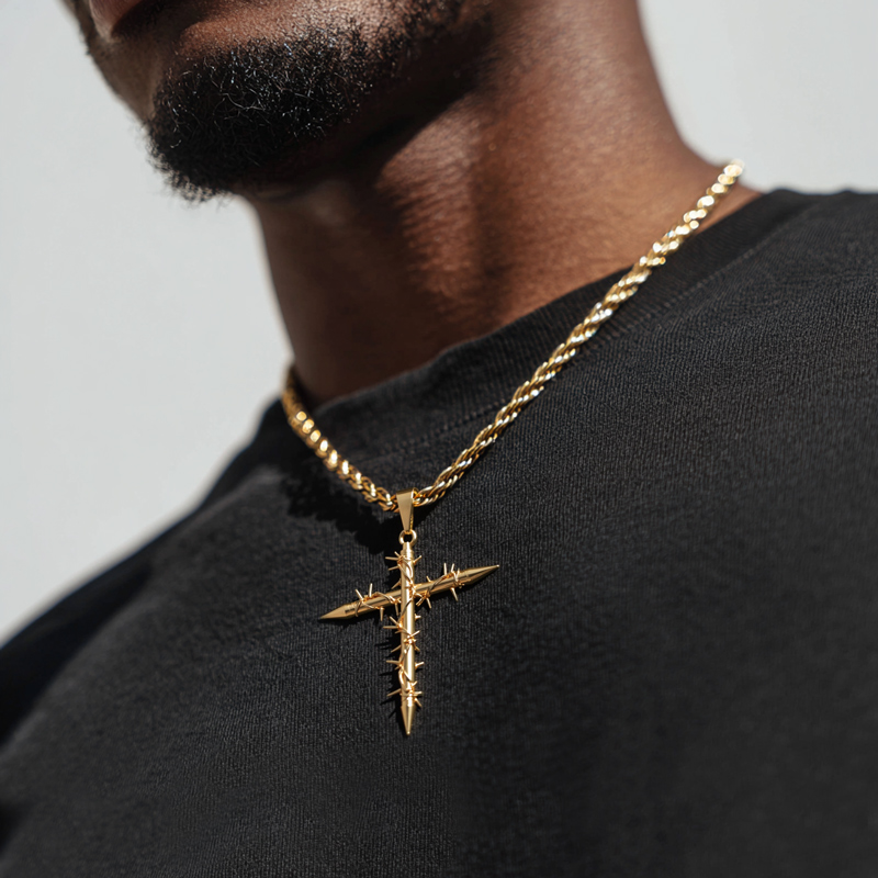 Thorn Cross Pendant