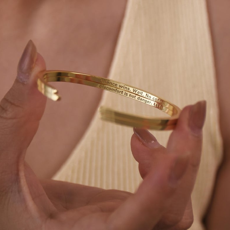 Customized Engraved Cuff Bracelet