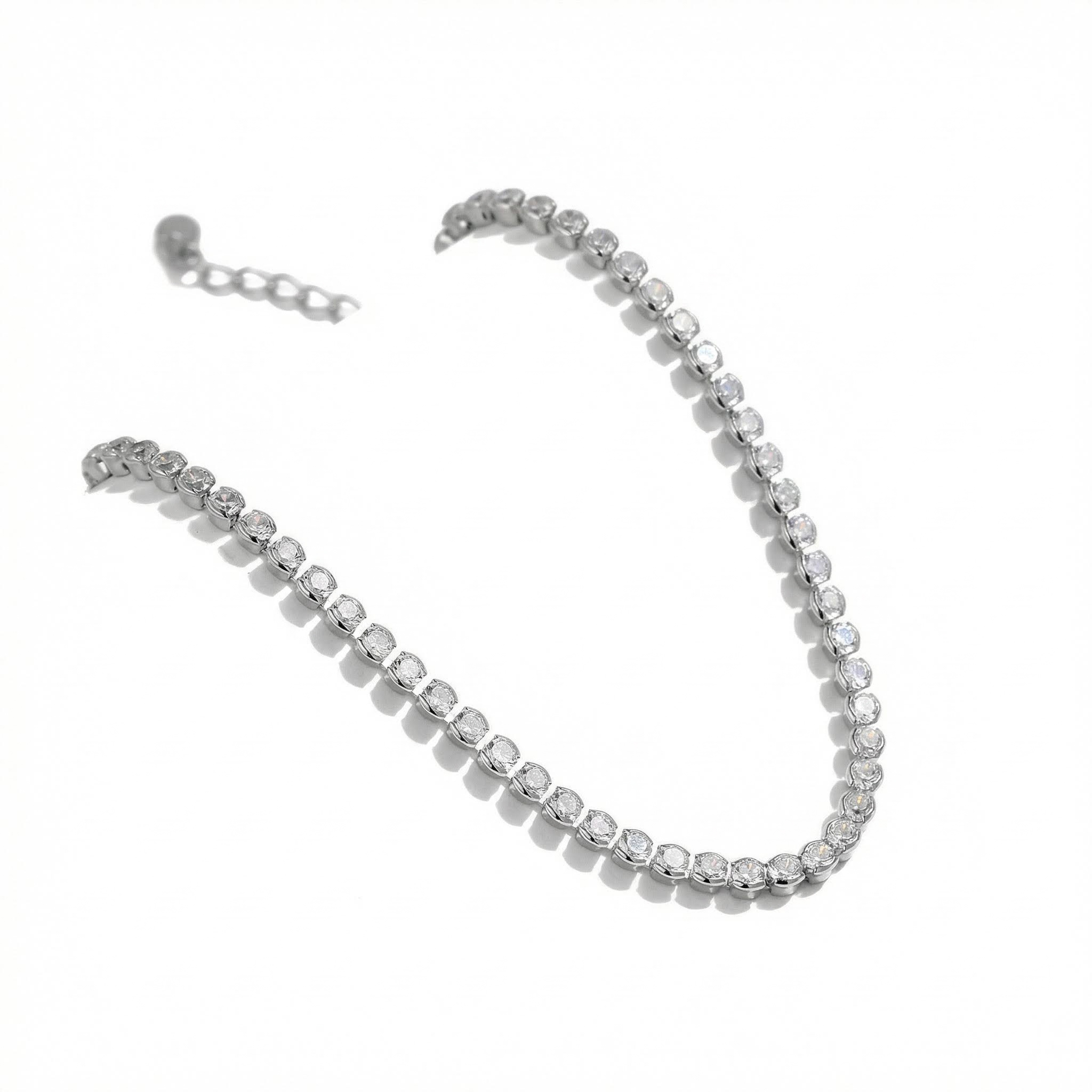 S925 Silver Sparkling Diamond Tennis Bracelets S925 Silver Sparkling Diamond Tennis Bracelets