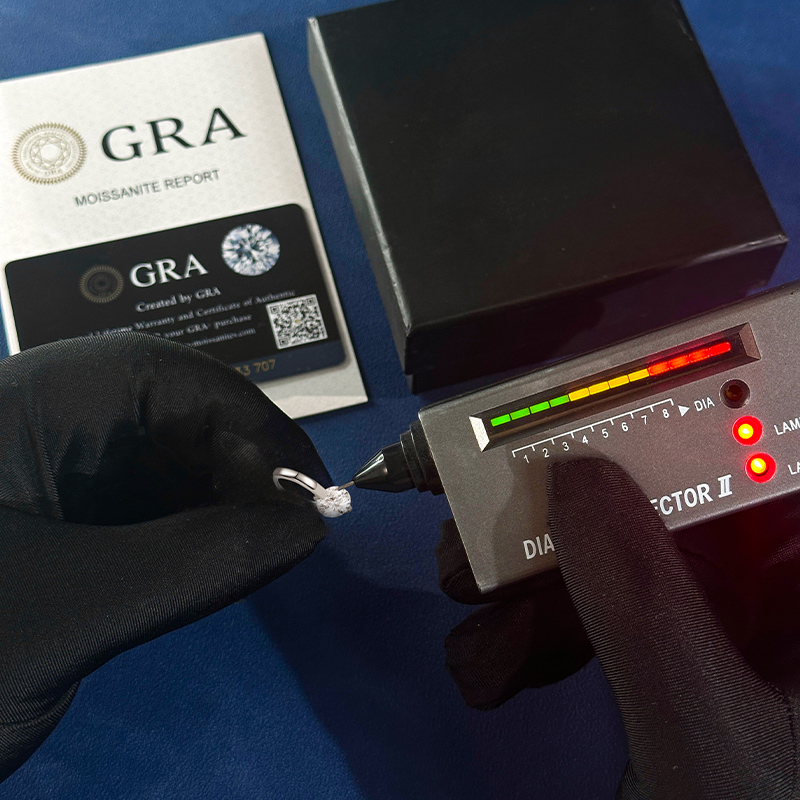 S925 Silver VVS Moissanite 1CT Round Cut Earrings