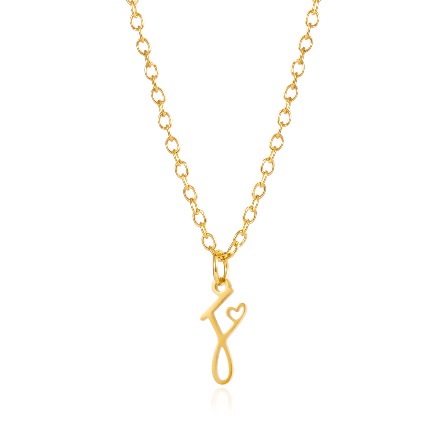 Customized Initial Pendant Necklace