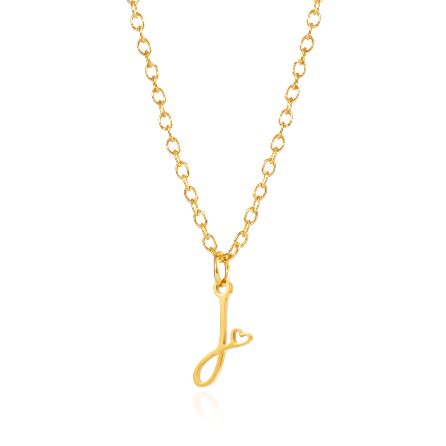 Customized Initial Pendant Necklace