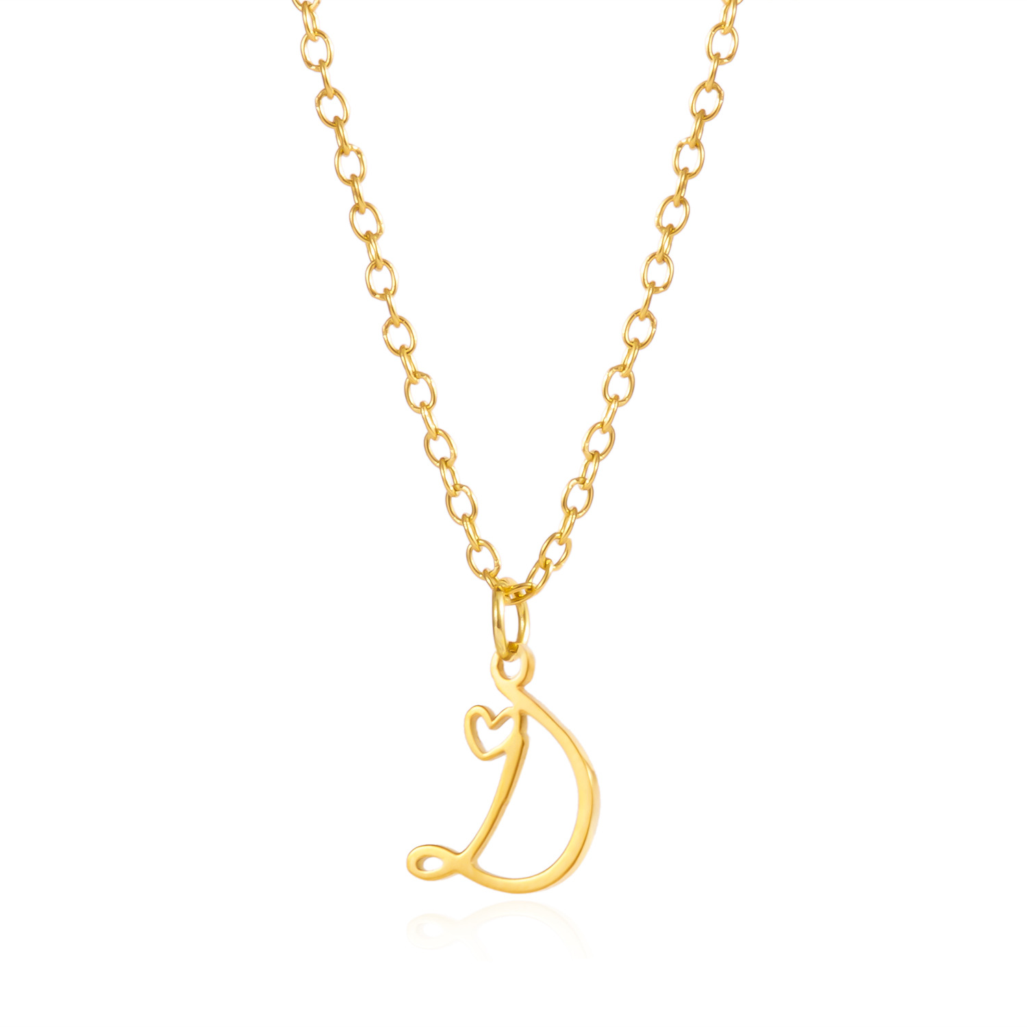 Customized Initial Pendant Necklace