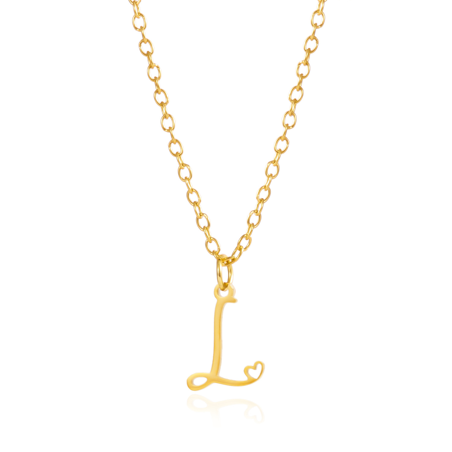 Customized Initial Pendant Necklace