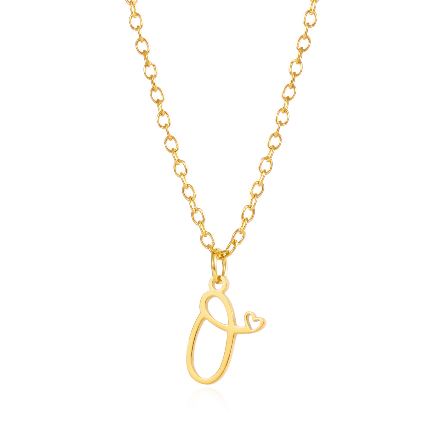 Customized Initial Pendant Necklace