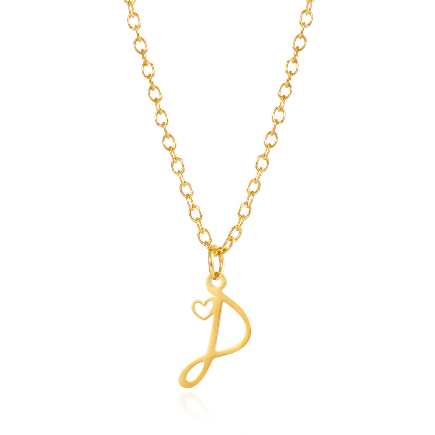 Customized Initial Pendant Necklace