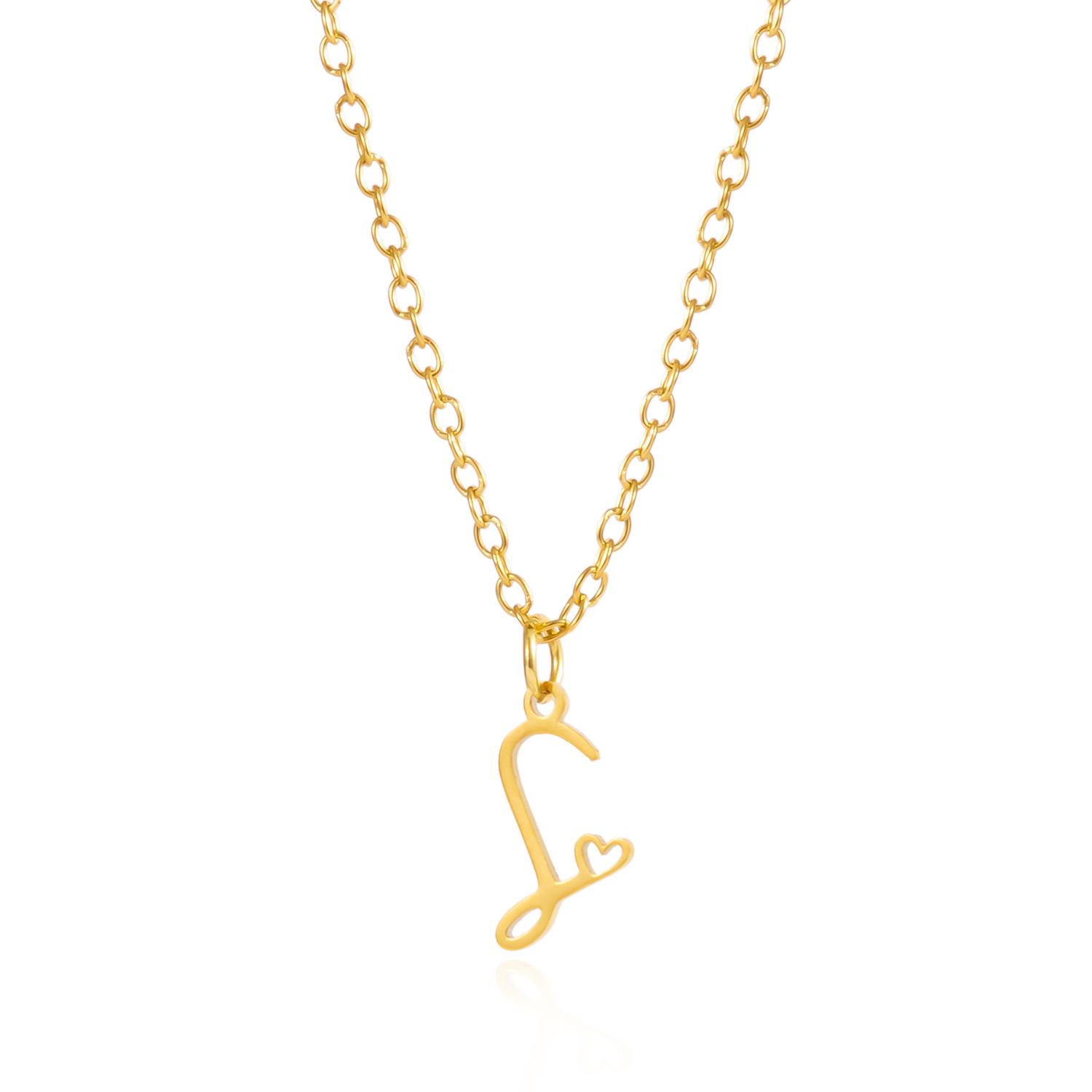 Customized Initial Pendant Necklace