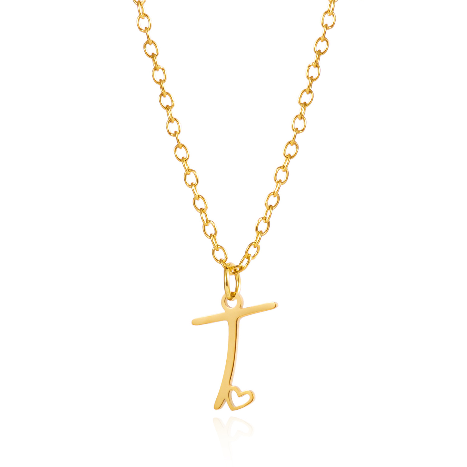 Customized Initial Pendant Necklace