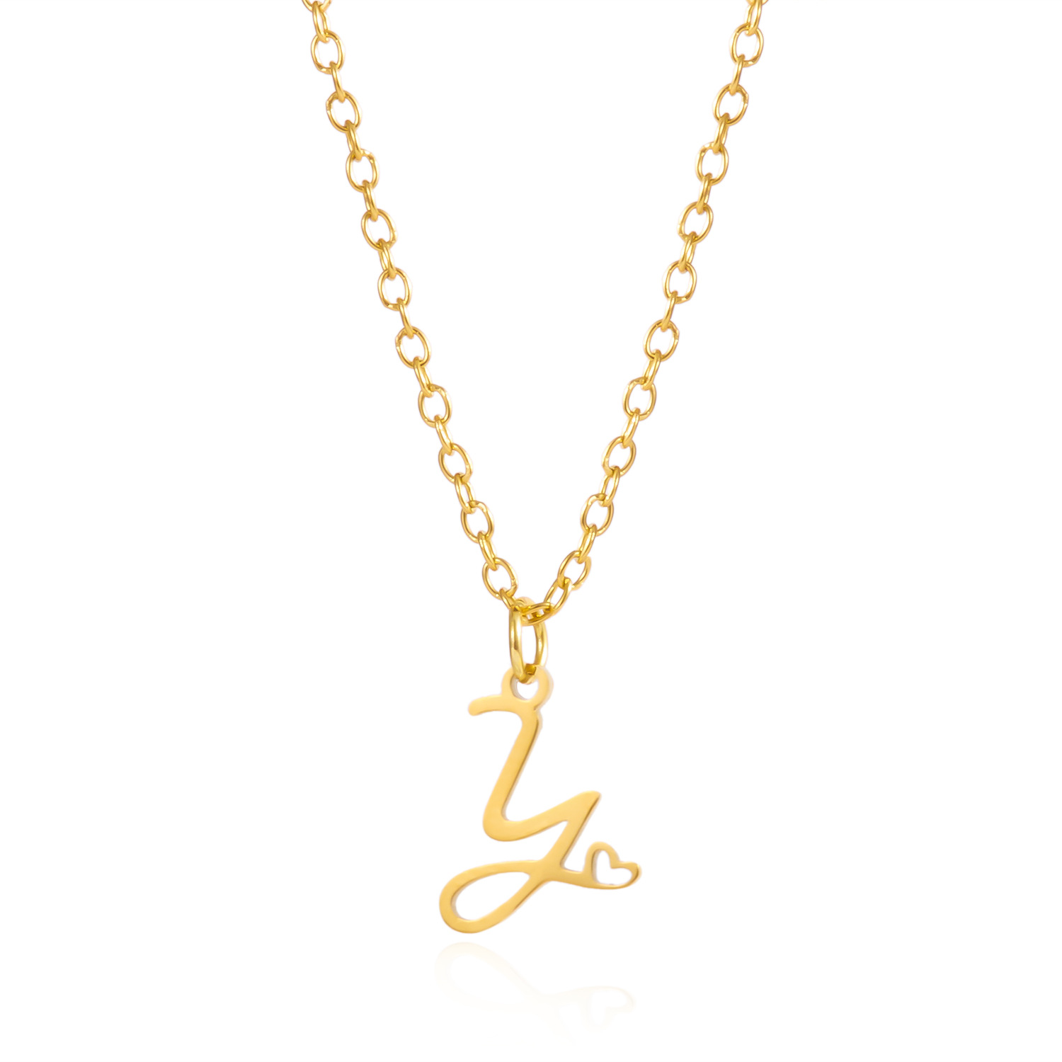 Customized Initial Pendant Necklace