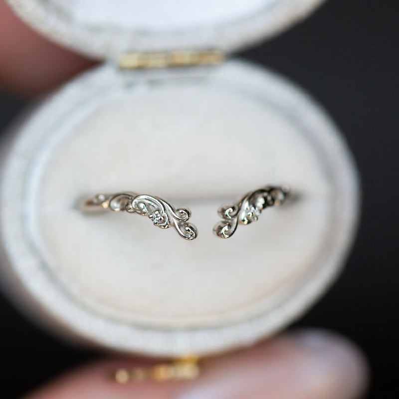 Open Filigree Wedding Band