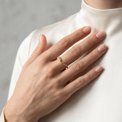 0.02ct. tw. Open Filigree Wedding Band