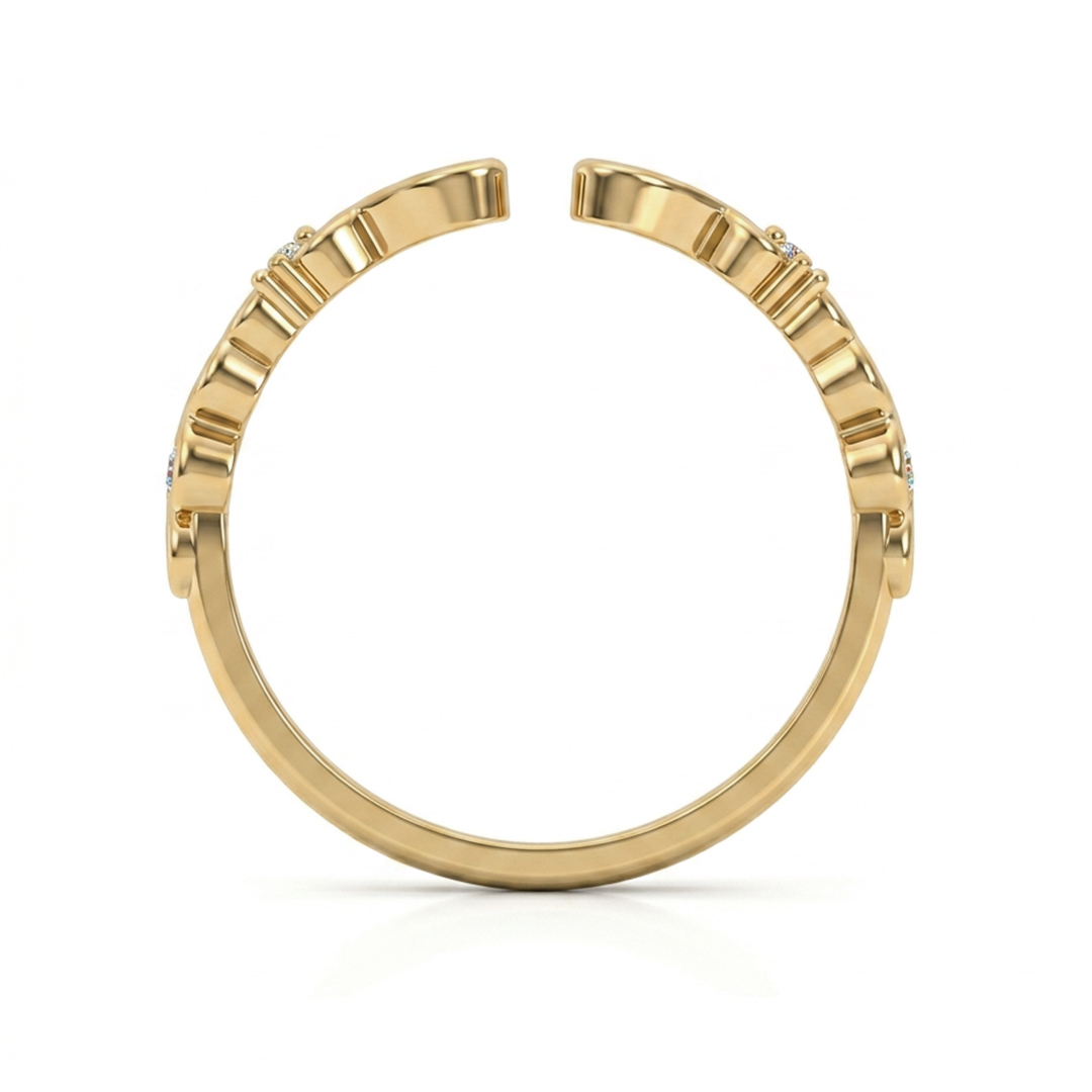 0.02ct. tw. Open Filigree Wedding Band 0.02ct. tw. Open Filigree Wedding Band