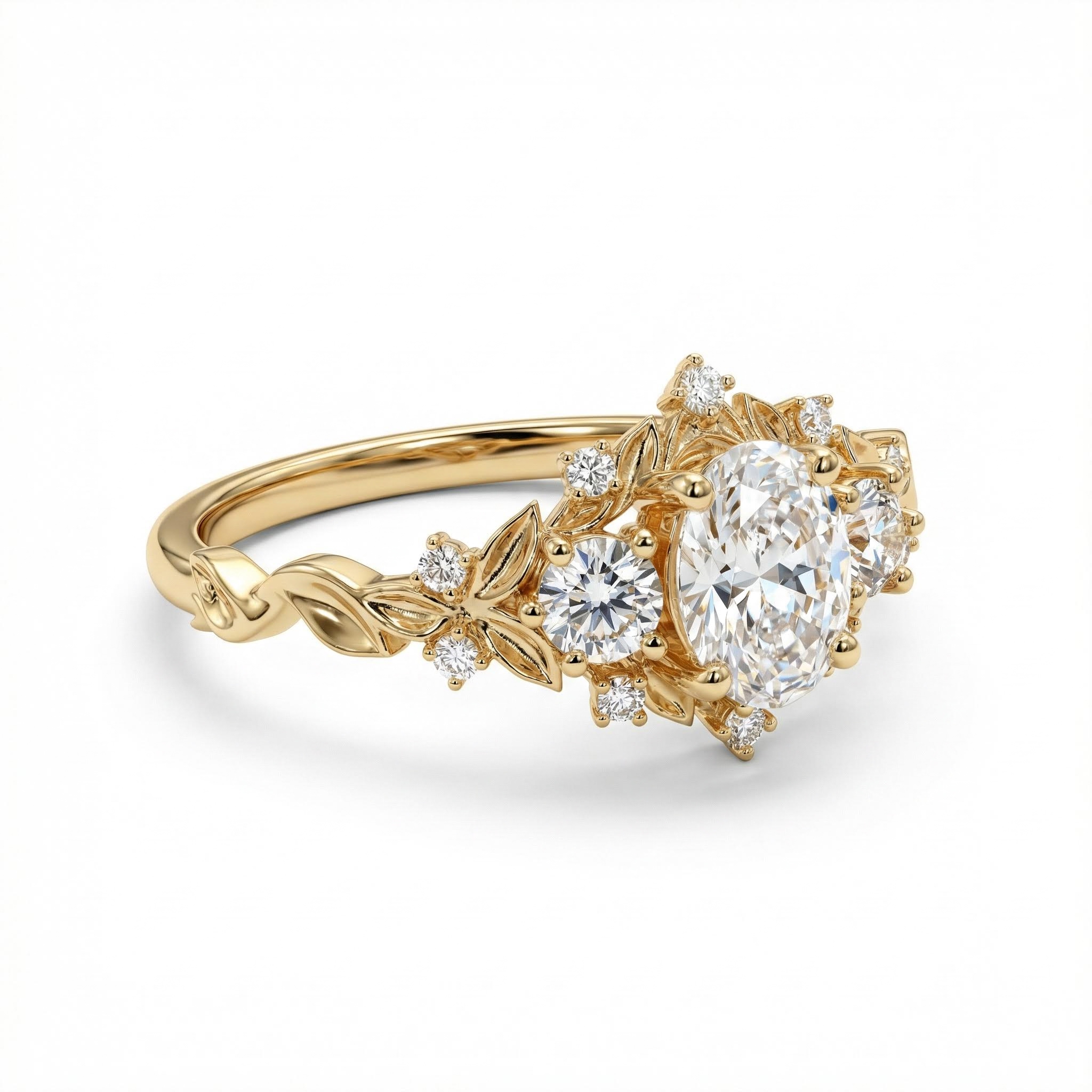 1.8CT Oval Cut VVS Moissanite Three Stone Engagement Ring 1.8CT Oval Cut VVS Moissanite Three Stone Engagement Ring