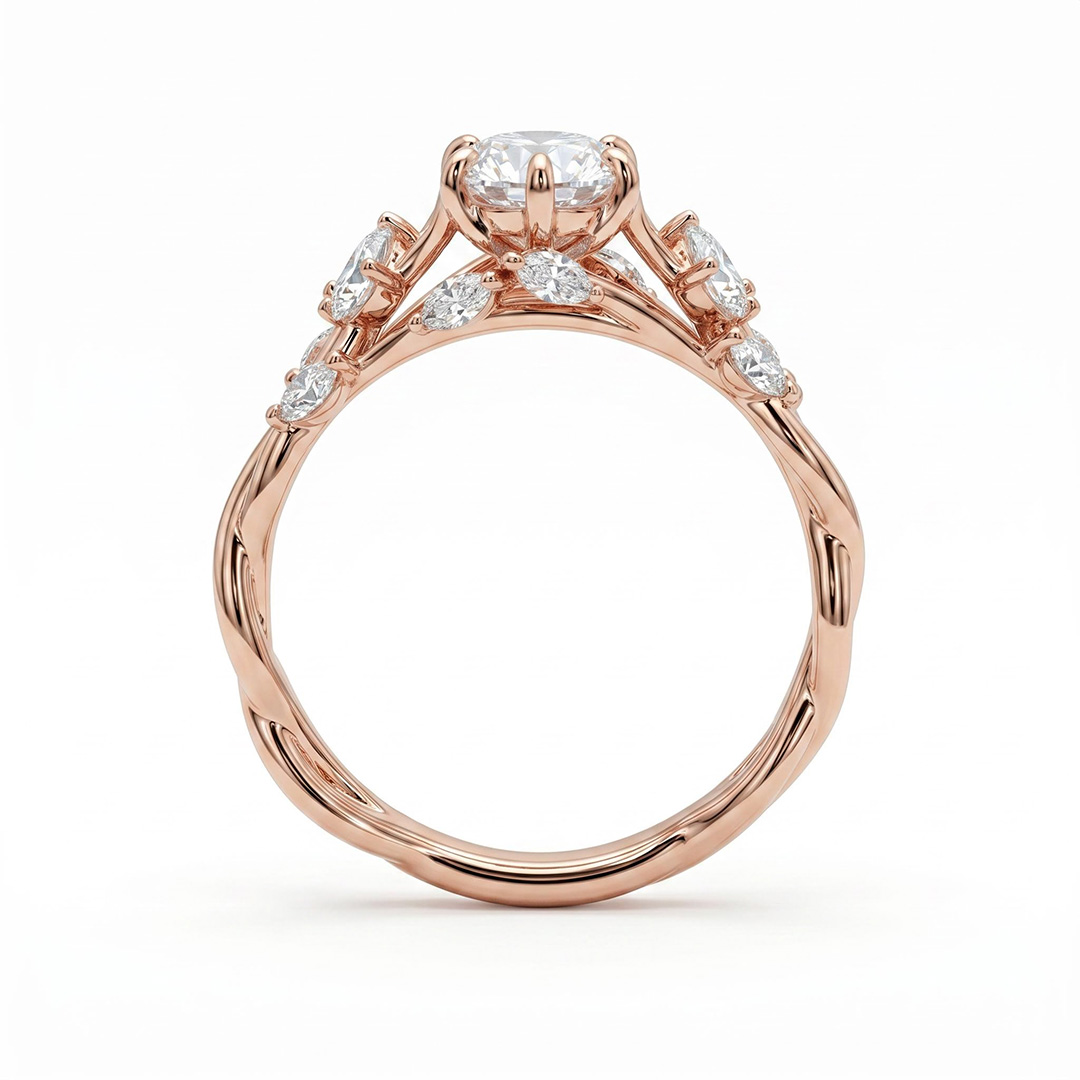 2.58 ct.tw. Marquise Cut Vintage Engagement Ring
