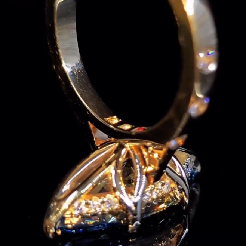 4.87CT Sapphire Marquise Cut Engagement Ring