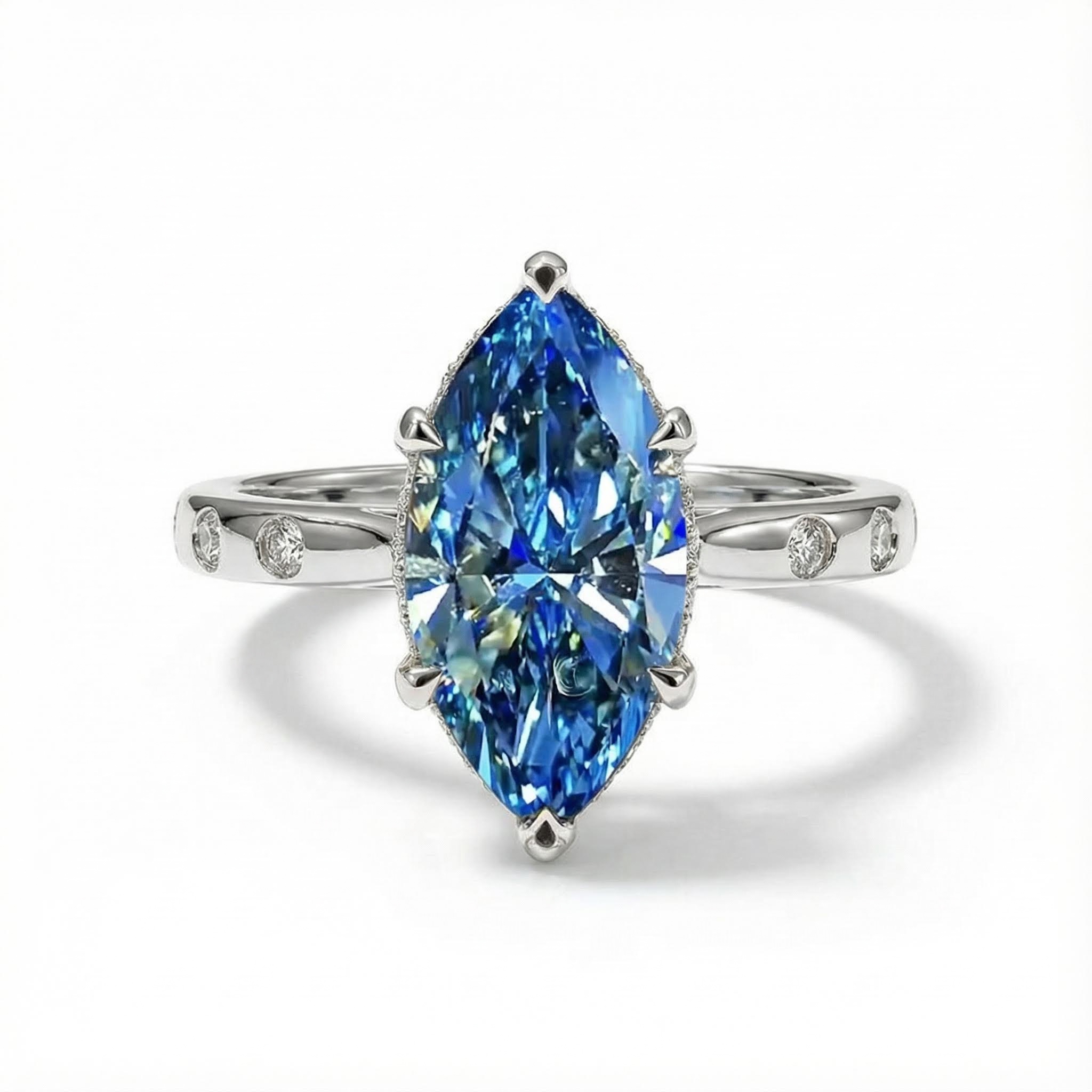 4.87CT Sapphire Marquise Cut Engagement Ring 4.87CT Sapphire Marquise Cut Engagement Ring