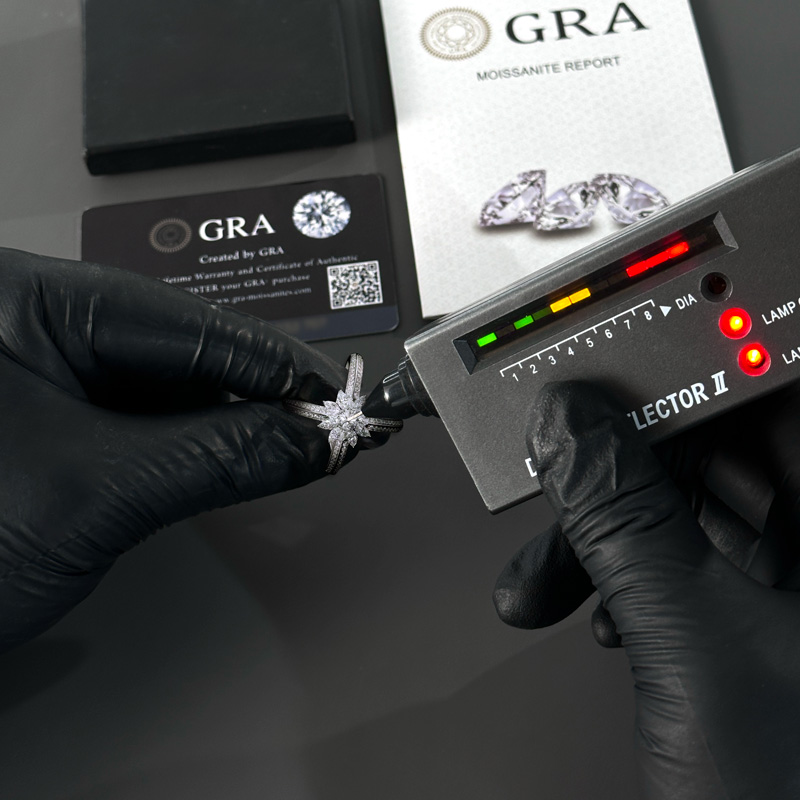 4.56CT Marquise and Round Cut VVS Moissanite Pave Double Band Ring 4.56CT Marquise and Round Cut VVS Moissanite Pave Double Band Ring