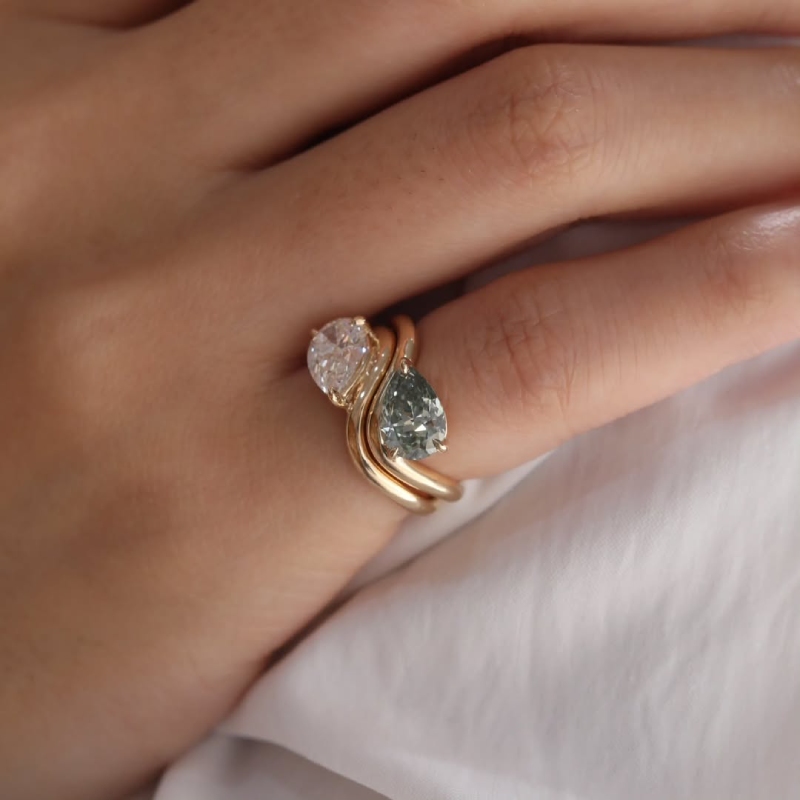 1CT Pear Cut Solitaire Engagement Ring 1CT Pear Cut Solitaire Engagement Ring